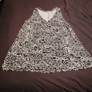 Lane Bryant Marble Notebook Tank Top